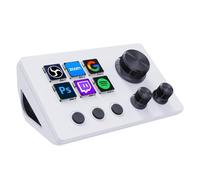 Treaslin N3 - Controller programmabile per streaming con tasti LCD e manopola, tastiera di controllo macro definita dall'utente per streaming (OBS, Twitch), creazione di contenuti (Adobe), Gaming Win