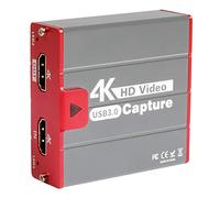 TreasLin Scheda di acquisizione 4K 30FPS USB3.0 per Videogiochi Live Streaming per PS4 Switch Wii U DSLR Xbox su OBS,XSplit,Twitch,Youtube Supporto Windows,Mac,Zero Latency