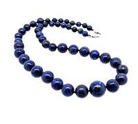 Treasure Bay Collana da donna con pietre preziose naturali da 6 - 12 mm - multicolore agata turchese lapislazzuli ametista quarzo rosa collana - fatto a mano 48 cm gioielli regalo per donne, 48, Gemma