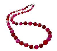 Treasure Bay Collana da donna con pietre preziose naturali da 6 - 12 mm - multicolore agata turchese lapislazzuli ametista quarzo rosa collana - fatto a mano 48 cm gioielli regalo per donne, 48, Gemma