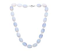 Treasure Bay Collana da donna - Splendida collana con perline naturali per donne e ragazze opale quarzo rosa agata blu, Gemma, Naturale