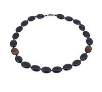 Treasure Bay Collana da donna - Splendida collana con perline naturali per donne e ragazze opale quarzo rosa agata blu, Gemma, Naturale