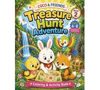 Treasure Hunt Adventure: Coloring & Activity Book