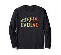 Treasure hunter, Metal-Detector Evolution Vintage Funny Desi Maglia a Manica