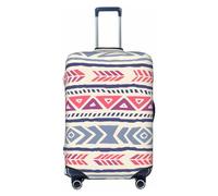 Treasure Maze - Copertura per bagagli da viaggio, lavabile, resistente ai graffi, Motivo floreale geometrico a tinta unita, XL