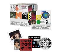 TREASURE - TREASURE - 3rd MINI ALBUM [LOVE PULSE] (Teume Ver.) Package Box + Photobook + Mini CD + Square Sticker + 5 Extra Photocards