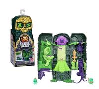 TREASURE X Lost Lands Skull Island - Mini set da gioco a torre palude, 15 livelli di avventura, supera le trappole e scopri 2 mini action figure Trova il tesoro con placcatura in oro vero?