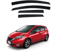 Treasureheart Deflettori Finestrini Auto per Nissan Note MK2-E12 2013-2020 | Deflettori Aria Auto 4 Pezzi, Parapioggia per Finestrini Laterali, Ayuda a Reducir la Entrada de agua de lluvia en el Coche
