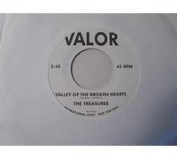 TREASURES - valley of the broken hearts / minor chaos 45 rpm single