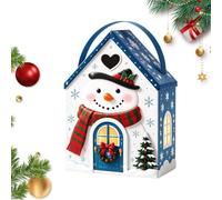 Treat Boxes Christmas Candy Bags - Snacks Treat Container with Handle Boxes | Treat Boxes for Desserts for Party Halloween Birthday Easter | Valentines College School Office Movie Treat Boxes Christmas
