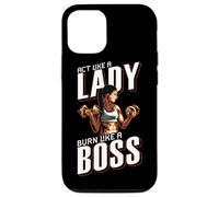 Treat yourself like a lady, burn like a boss Custodia per iPhone 12/12 Pro