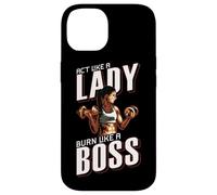 Treat yourself like a lady, burn like a boss Custodia per iPhone 14