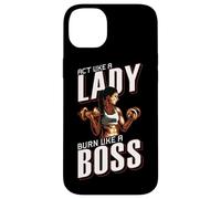 Treat yourself like a lady, burn like a boss Custodia per iPhone 14 Plus