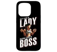 Treat yourself like a lady, burn like a boss Custodia per iPhone 15 Pro