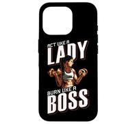 Treat yourself like a lady, burn like a boss Custodia per iPhone 16 Pro