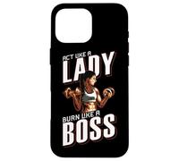 Treat yourself like a lady, burn like a boss Custodia per iPhone 16 Pro Max