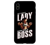 Treat yourself like a lady, burn like a boss Custodia per iPhone XS Max