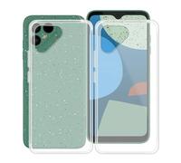 TREBAM Cover per Fairphone 4 (6.3 "), 2 Pezzi Anti-Graffio X Antiurto Silicone Protettiva Case Ultra Sottile Morbido TPU Bumper Custodia per Fairphone 4 - Semi-transparent + Semi-transparent