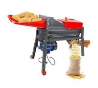 Trebbiatrice elettrica per mais, macchina automatica per la rimozione del mais con tramoggia di alimentazione e 2 ruote, 13 marce regolabili, ideale per piccole aziende agricole e famiglie