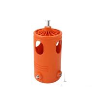 Trebbiatrice elettrica per mais, strumento portatile in nylon, per una rimozione efficiente del chicco di mais, compatibile con trapani elettrici, nero e arancione (arancione)