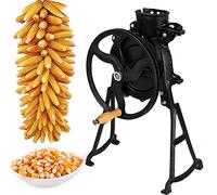 Trebbiatrice manuale per mais resistente con manico in legno, pelapatate per mais commerciale per aziende agricole e famiglie, 40-60 kg/h