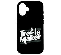 Treble Maker - Gioco di parole divertente per musicisti Custodia per iPhone 16