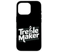 Treble Maker - Gioco di parole divertente per musicisti Custodia per iPhone 16 Pro