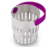 Trebonn - CookinPodPRO Purple - Cestello per cotture in acciaio inox. Ideale per cuocere la pasta, per cotture a vapore e per fritture.…