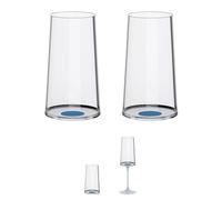 Trebonn SplitGlass Bicchieri Modulari Magnetici (Set 2) - Da Bicchiere a Calice in 1 Click - Salvaspazio, Lavabili in Lavastoviglie