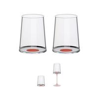 Trebonn SplitGlass Bicchieri Modulari Magnetici (Set 2) - Da Bicchiere a Calice in 1 Click - Salvaspazio, Lavabili in Lavastoviglie