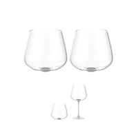 Trebonn SplitGlass Origini Bicchieri Modulari Magnetici (Set 2) - Da Bicchiere a Calice in 1 Click - Salvaspazio, Lavabili in Lavastoviglie