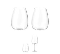 Trebonn SplitGlass Origini Bicchieri Modulari Magnetici (Set 2) - Da Bicchiere a Calice in 1 Click - Salvaspazio, Lavabili in Lavastoviglie