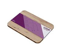 Trebonn - Wave Chop & Slide, Tagliere in Legno di bambù Sagomato per Facilitare Le Operazioni di Taglio E Canale Raccolta Cibo 30 x 20 Cm