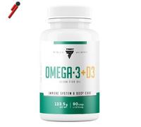 Trec Nutrition, Omega 3 + D3, 90 cps Acidi grassi Omega 3 con Vitamina D