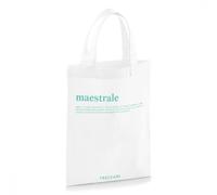 Treccani Emporium Mini shopper Maestrale - verde acqua 19x25cm