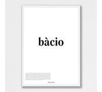 Treccani Emporium Poster - Bacio 30X40 Linea Definizione