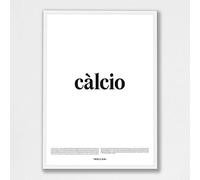 Treccani Emporium Poster - Calcio 30X40 Linea Definizione