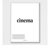 Treccani Emporium Poster - Cinema 50X70 Linea Definizione