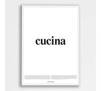 Treccani Emporium Poster - Cucina 30X40 Linea Definizione