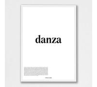 Treccani Emporium Poster - Danza 50X70 Linea Definizione
