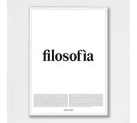 Treccani Emporium Poster - Filosofia 50X70 Linea Definizione