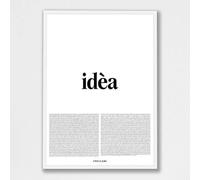 Treccani Emporium Poster - Idea 50X70 Linea Definizione
