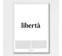 Treccani Emporium Poster - Libertà 30X40 Linea Definizione