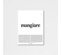 Treccani Emporium Poster - Mangiare 50X70 Linea Definizione