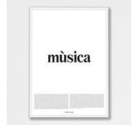 Treccani Emporium Poster - Musica 30X40 Linea Definizione