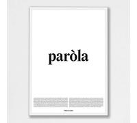 Treccani Emporium Poster - Parola 30X40 Linea Definizione