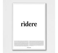 Treccani Emporium Poster - Ridere 50X70 Linea Definizione