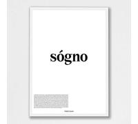 Treccani Emporium Poster - Sogno 30X40 Linea Definizione