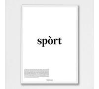 Treccani Emporium Poster - Sport 50X70 Linea Definizione