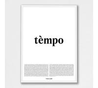 Treccani Emporium Poster - Tempo 30X40 Linea Definizione